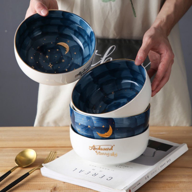 Gold-Trimmed Fruit Bowls – G